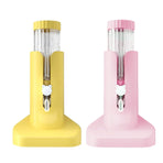 Hamster Water Dispenser Kettle Large Leak Proof Bracket Pet Drinking Supplies - Pink