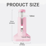 Hamster Water Dispenser Kettle Large Leak Proof Bracket Pet Drinking Supplies - Pink