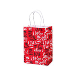 30x Valentines Day Love-Themed Tote Bag Elegant Kraft Paper Handbag Lightweight - Y167 - Extra Image