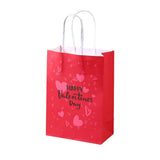 30x Valentines Day Love-Themed Tote Bag Elegant Kraft Paper Handbag Lightweight - Y169 - Extra Image