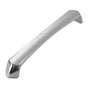 Cabinet Door Handle Bright Silver Modern Simple Wardrobe Kitchen Bathroom Pull - 192mm