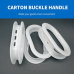 100-Piece Plastic Carton Handle Set