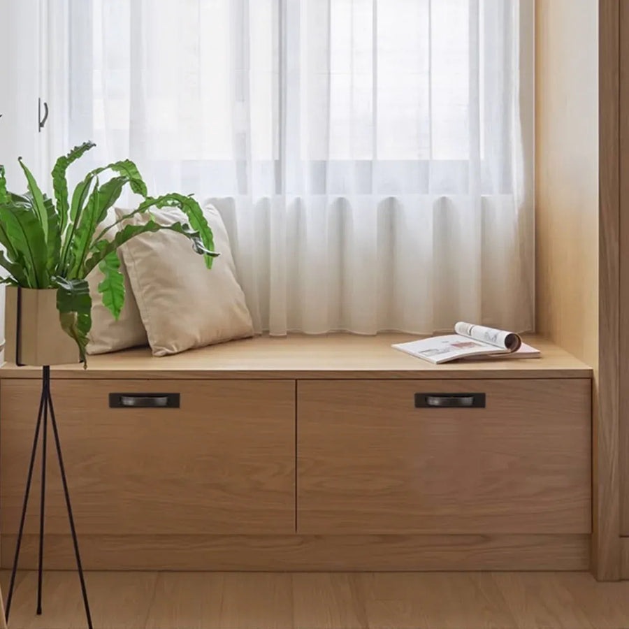 Simple Tatami Cabinet Door Handle Handcrafted Durable Pull Knob for Furniture