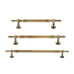 Bronze Cabinet Door Handle Retro American Style Drawer Pull for Wardrobe Cabinet - 224mm