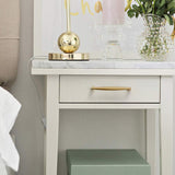 Nordic Gold Cabinet Handle Simple Light Luxury Drawer Door Pull Wardrobe Handle - 96mm - Top-Down View