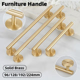 European Style Cabinet Handles Drawer Pull Knob 4 Sizes for Wardrobe Door - 128mm