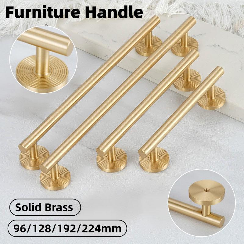 European Style Cabinet Handles Drawer Pull Knob 4 Sizes for Wardrobe Door - 192mm