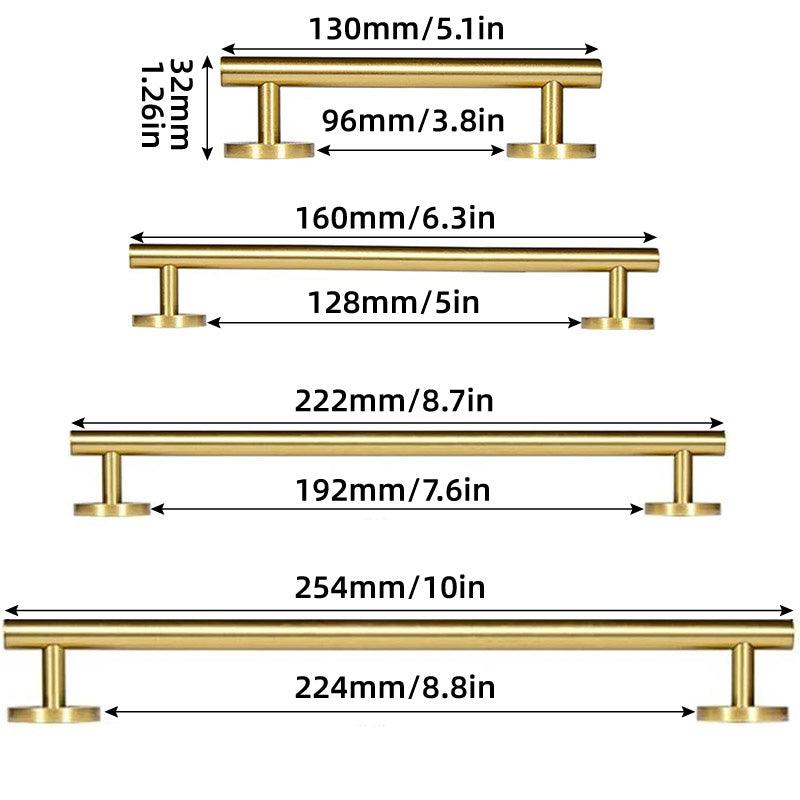 European Style Cabinet Handles Drawer Pull Knob 4 Sizes for Wardrobe Door - 192mm