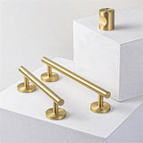 European Style Cabinet Handles Drawer Pull Knob 4 Sizes for Wardrobe Door - 192mm - 45-Degree Angle