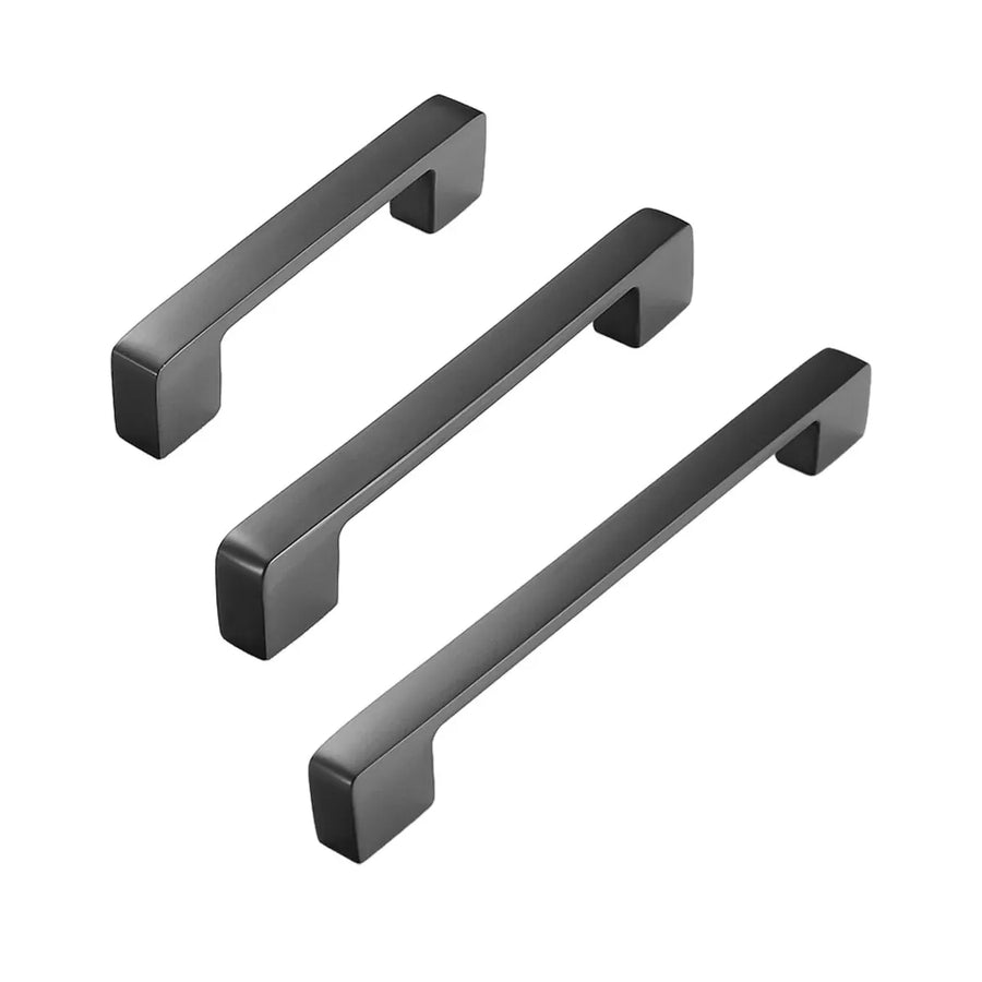 Dark Grey Modern Simple Wardrobe Handle 96/128/160mm Drawer Cabinet Door Pull - 160mm