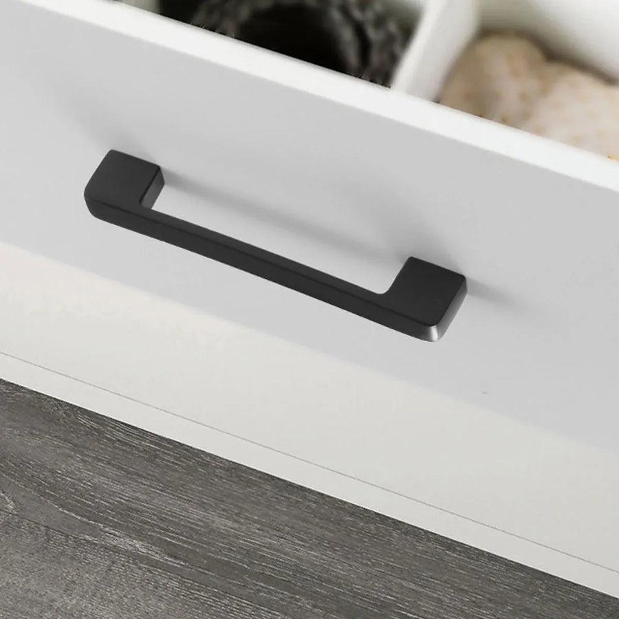 Dark Grey Modern Simple Wardrobe Handle 96/128/160mm Drawer Cabinet Door Pull - 96mm
