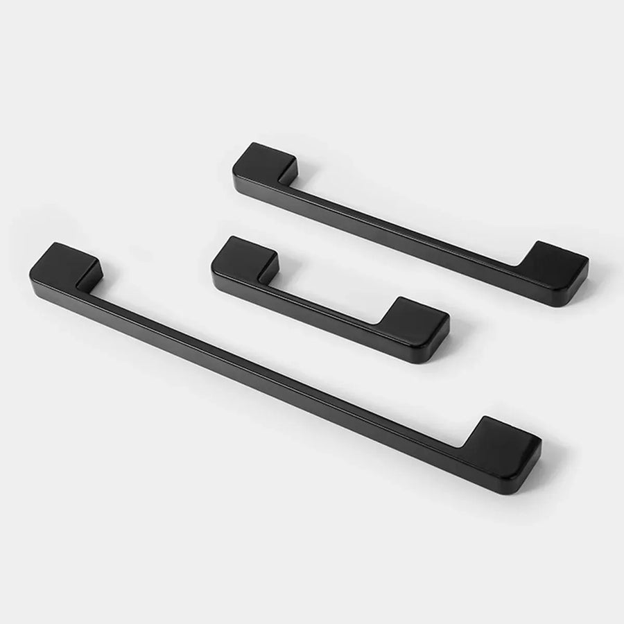 Dark Grey Modern Simple Wardrobe Handle 96/128/160mm Drawer Cabinet Door Pull - 96mm