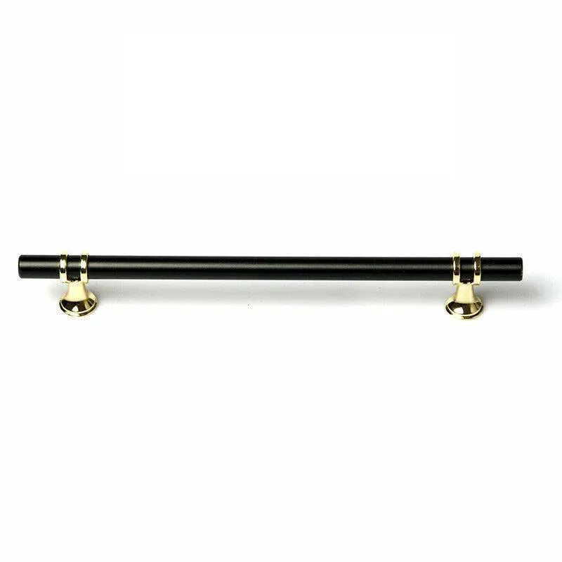 Black Gold Design Kitchen Cabinet Handles Drawer Bar Handle Pull 96 128 160 192 320MM - T Bar