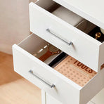 128mm 224mm Wardrobe Cabinet Door Handle Modern Simple Drawer Pull Furniture - Silver-128mm