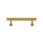 6 Sizes Gold Cabinet Door Handle Light Luxury Bronze Pull for Wardrobe Drawer - 96mm-Hole Distance