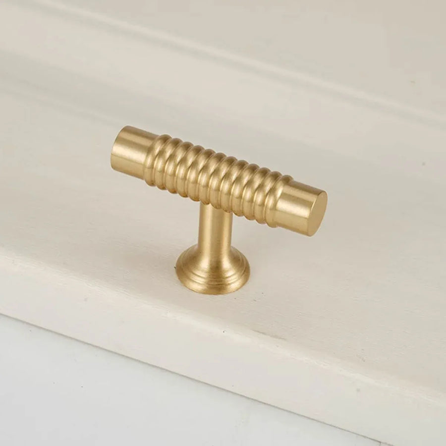 6 Sizes Gold Cabinet Door Handle Light Luxury Bronze Pull for Wardrobe Drawer - 96mm-Hole Distance