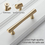 Cabinet Door Handle Set 3Sizes Black Drawer Wardrobe Pull Handle for Furniture - 13.2cm