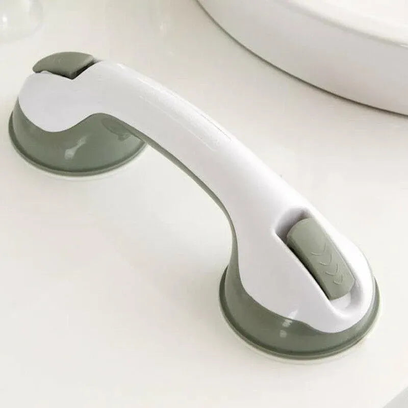 Bathroom Non-Slip Suction Grab Handle Support Rail with Strong Hold Grip - Green