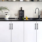 Modern Simple Cabinet Door Handle 96mm 128mm Long Pull for Kitchen Furniture - Grey - 128mm