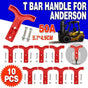 10X Red T Bar Handle For Anderson Style Plug Connectors Tool 50Amp 12-24V 6Awg