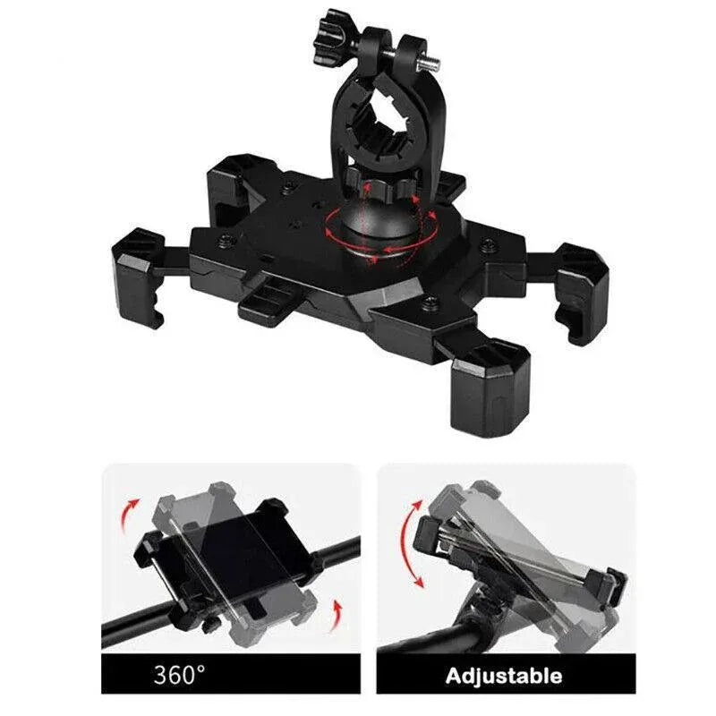 Bike Phone Mount Phone Holder Adjustable Phone Bracket For Bike Motorcycle