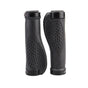 Ergonomic MTB Bike Handlebar Grips 2PCS Lock On Rubber Cycling Mountain Bicycle - Black