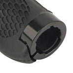 Ergonomic MTB Bike Handlebar Grips 2PCS Lock On Rubber Cycling Mountain Bicycle - Black