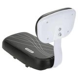 Bike Rear Seat Kit Set Carrier Cushion Backrest Footrest Safe for Bicycle Use - Extra Image