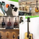 Guitar Wall Hanger Rack Hook Non Adjustable Black Mount Holder for Acoustic