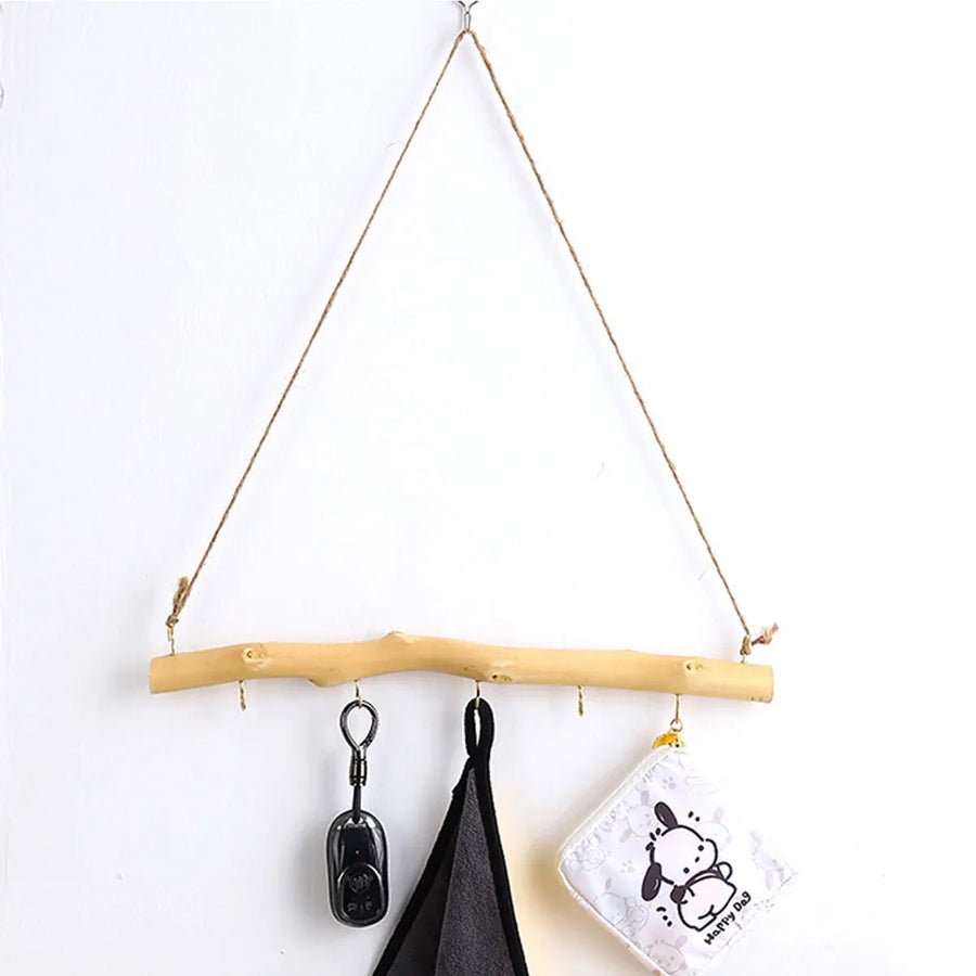 Wooden Wall Hooks Hanger Home Decorative Wooden Wall Hooks for Hanging Items