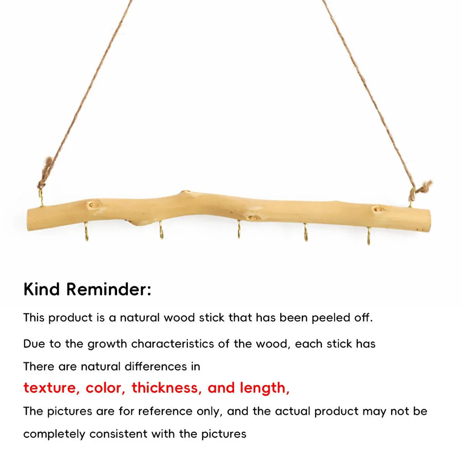 Wooden Wall Hooks Hanger Home Decorative Wooden Wall Hooks for Hanging Items