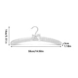 4pcs Fabric Clothes Rack Hanger Drying Rack for Home Laundry Garment Indoor - Side View