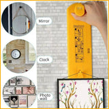 Picture Hanging Tool Tools Frame Hanger Easy Wall Photo Hanging Level Ruler Au - Extra Image