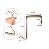 15 Pockets Waterproof Hanging Over The Door Organizer For Accessories Storage - Top-Down View