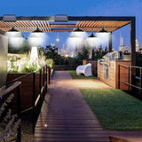 Solar Led Light Hanging Pendant Indoor Outdoor Garden Yard Tent Shed Lamp Remote - Dual-Head Light - 45-Degree Angle