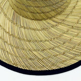 Handmade Braided Wide Brim Summer Straw Jazz Hat Beach Sun Protection Outdoor - Extra Image