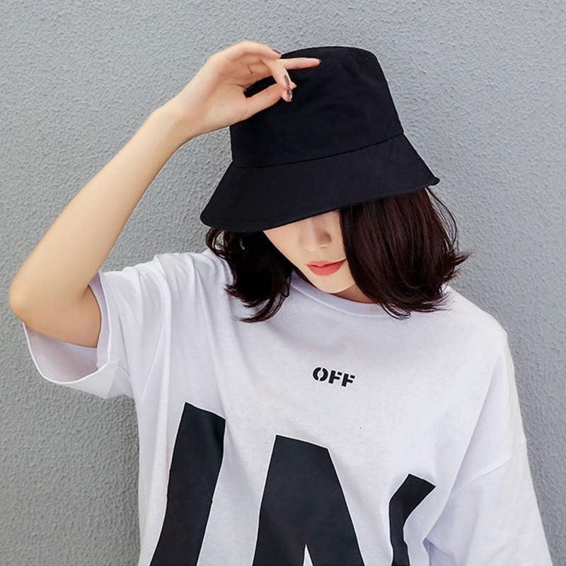 9 Colours Unisex Sun Bucket Hat Perfect for Outdoor Adventures - Grey