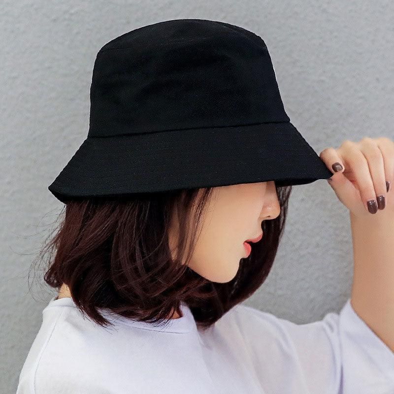 9 Colours Unisex Sun Bucket Hat Perfect for Outdoor Adventures - Grey