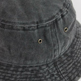 Unisex Men Women Washed Cotton Outdoor Camping Sports Bucket Hats Fisherman Hat - Orange - Low Angle
