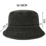Unisex Men Women Washed Cotton Outdoor Camping Sports Bucket Hats Fisherman Hat - Wine Red
