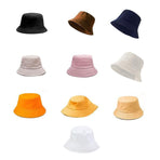 9 Colours Unisex Sun Bucket Hat Perfect for Outdoor Adventures - Yellow