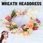Artificial Flower Wreath Headband