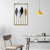 Simple Iron Wall Decoration Wall Hanging TV Background Dining Room Porch Decor - Close-Up Angle