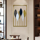 Simple Iron Wall Decoration Wall Hanging TV Background Dining Room Porch Decor - Low Angle