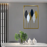 Simple Iron Wall Decoration Wall Hanging TV Background Dining Room Porch Decor - Extra Image