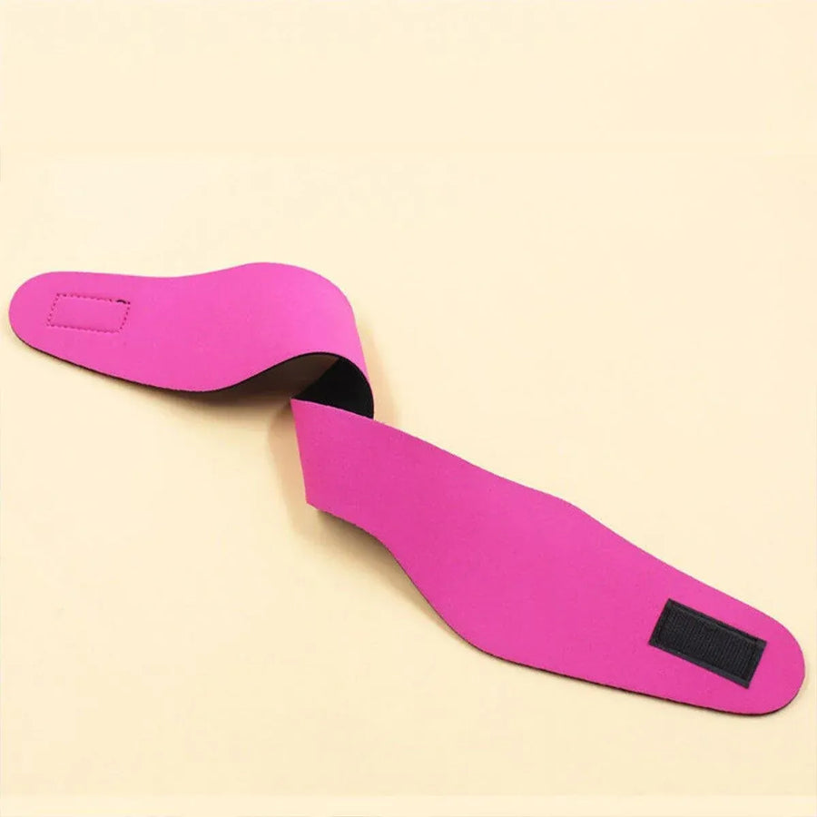 Adjustable Waterproof Swimming Headband for Ear Protection Unisex Diving Use - Purple-M