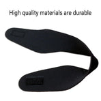 Adjustable Waterproof Swimming Headband for Ear Protection Unisex Diving Use - Red-L