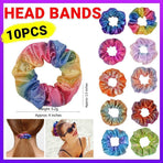 10-Piece Metallic Elastic Hair Tie Set