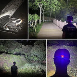 100000Lm USB Rechargeable COB+LED Headlamp Torch for Work