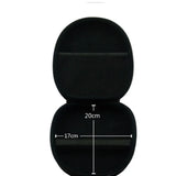 Earphone Case Headset Hard Carrying Box Headphone Storage Bag Black Universal - Close-Up Angle